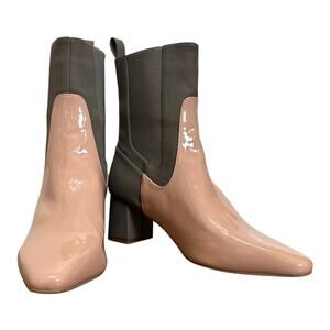 Coconuts by Matisse Chelsea Boot Women's Size 7 1/2 Mod Chunky Heel Colorblock
